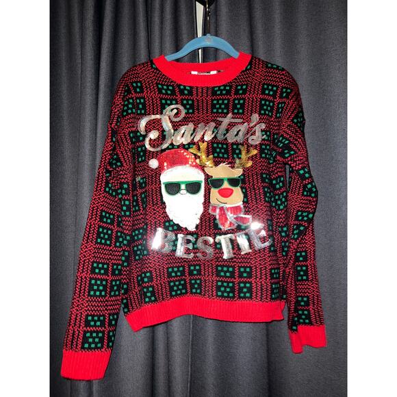 Ugly Christmas Sweater Xmas Size Large - Picture 1 of 3